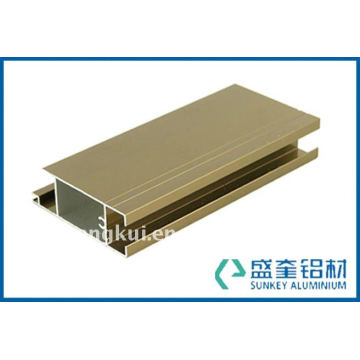 Electrophoresis champagne aluminum profile